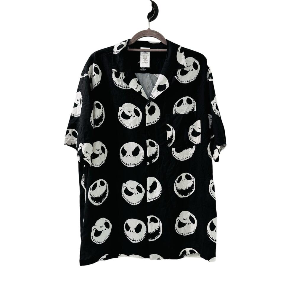 New Disney Parks Nightmare Before Christmas Jack Skellington Shirt L Halloween